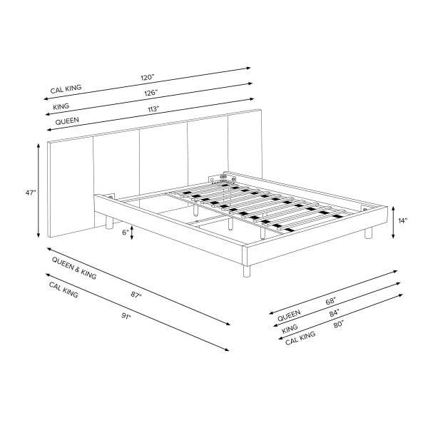 Charlotte Linen Bed - My Store