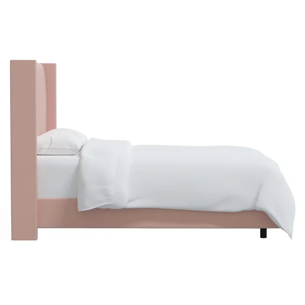 Kostner Velvet Wingback Bed - My Store