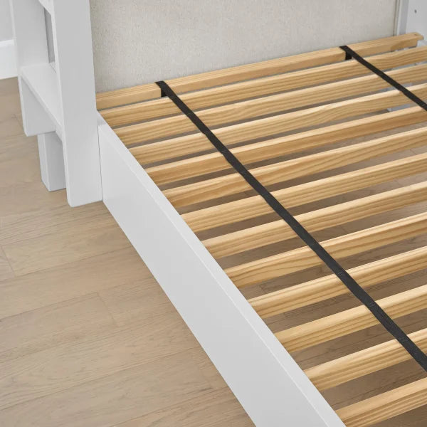 Paige Twin Over Twin Upholstered Bunk Bed - My Store