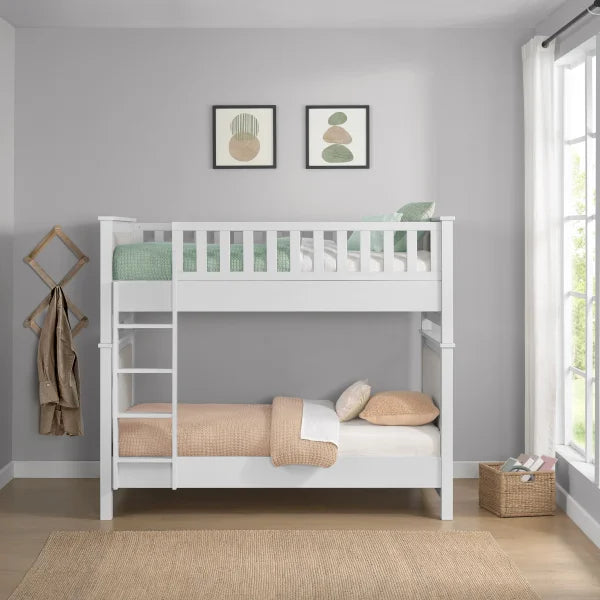 Paige Twin Over Twin Upholstered Bunk Bed - My Store