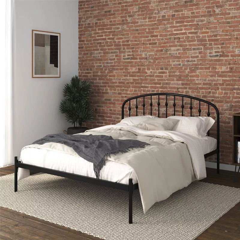 Remi Metal Platform Bed Frame Black - Room & Joy - My Store