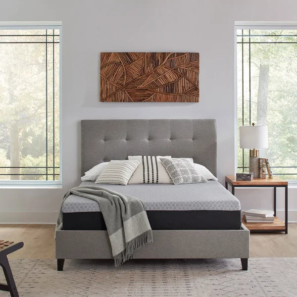 Sleep Science Hudson 10” Mattress with Upholstered Bed Frame - My Store
