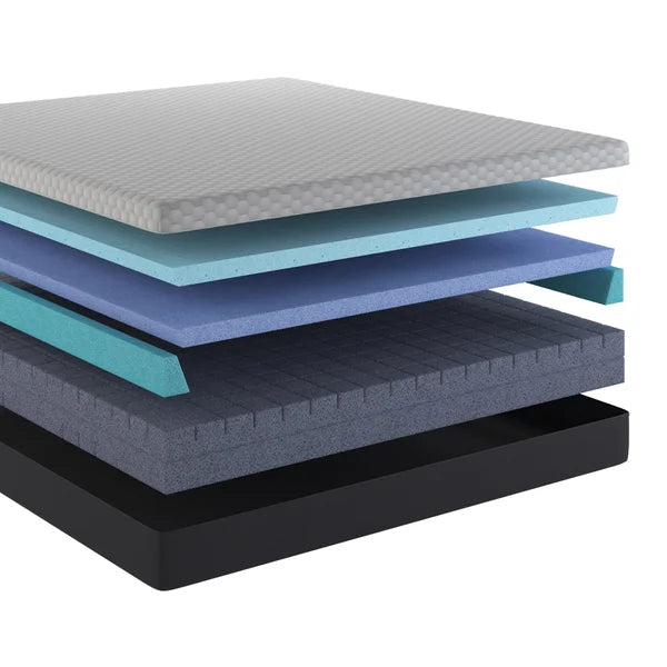 Sleep Science Hudson 10” Mattress with Upholstered Bed Frame - My Store