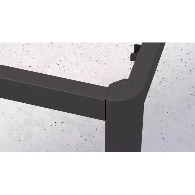 16 Van Metal Platform Bed Frame with Steel Slat Support Black - Zinus - My Store