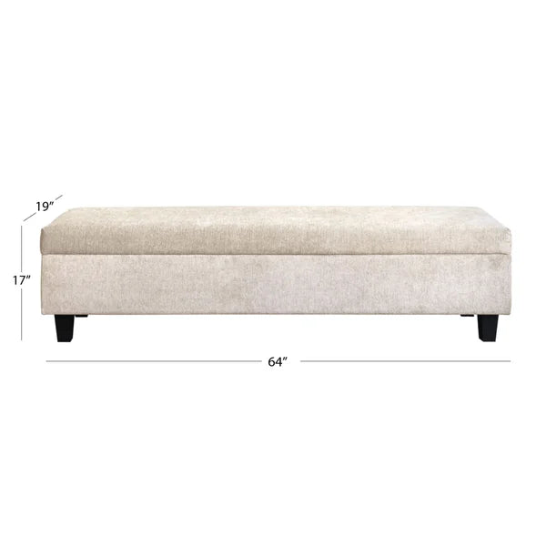 Abbyson Home - Athena Upholstered King Bed and Ottoman - My Store