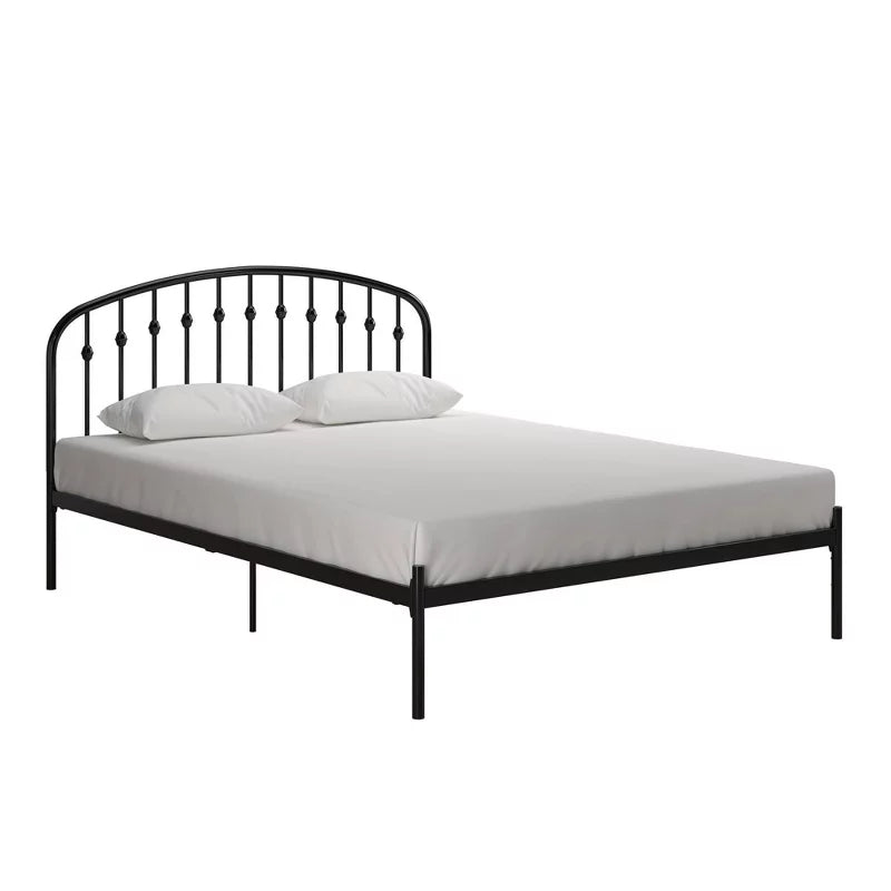 Remi Metal Platform Bed Frame Black - Room & Joy - My Store