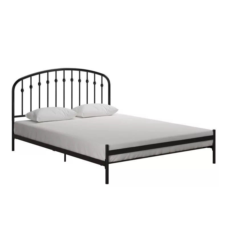 Remi Metal Platform Bed Frame Black - Room & Joy - My Store