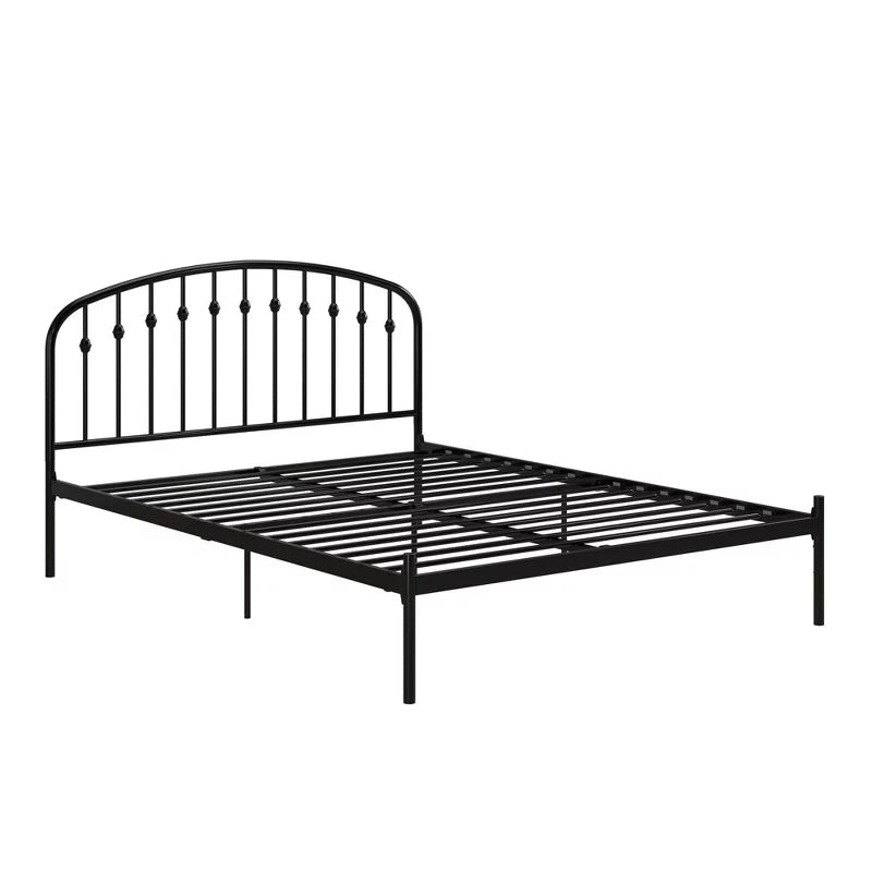 Remi Metal Platform Bed Frame Black - Room & Joy - My Store